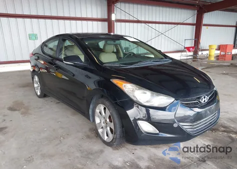 2012 Hyundai Elantra Limited (Ulsan Plant) z USA, uszkodzony, nr VIN KMHDH4AE7CU213824